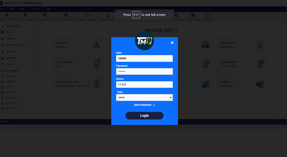 Trade Master 9 also supports the advanced Market Depth and the netting system, which is adopted on exchange markets Trade Master 9 also supports the advanced Market Depth and the netting system, which is adopted on exchange markets