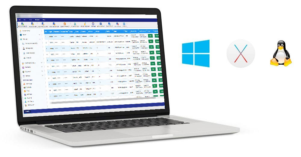 Trade Master 9 web platform allows trading Forex and exchanges from any browser on any operating system